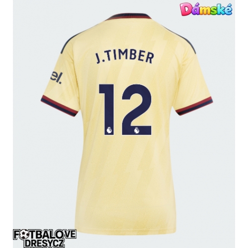 Arsenal Jurrien Timber #12 Dámské Alternativní Dres 2026-27 Krátký Rukáv Arsenal Jurrien Timber #12 Dámské Alternativní Dres 2026-27 Krátký Rukáv